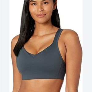 Brooks Charcoal Sports Bra